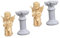 Yardwe 2 Sätze Anerkennungsplakette Für Pfarrer Griechische Blumensäule Weihnachtsengel Figur Engel Skulptur Säulen Und Pfeiler Schreibtischaufsatz Urnenpflanzer Harz Haushalt Vase