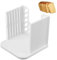 QIUMING Plegable Rebanador Pan Máquina cortadora de pan Cortador de pan para pan casero Rebanadora de Pan Plegable Sandwich pan Cortadora pan para el hogar de panadería (blanco)