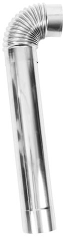 Metall Schornsteinabzug Edelstahl 1 Satz, Silber, für Schornstein