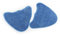 Zerodeko 2pcs Hook Loop Microfiber Steam Mop Cleaning Pads Compatible with Vax Master Washable Reusable for Hard Floors Blue Color for Laminate Tiles Vinyl More