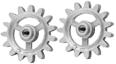 MAGICLULU 2stücke Drehspieß-grillausrüstung Metall Getriebe Ersatz Für Rotisserie Zubehör Diy Grillwerkzeuge Bbq Rahmen Getriebe Teile