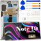 Pantalla OLED de repuesto para Samsung Galaxy Note 10, pantalla LCD para SM-N970F, SM-N970U, SM-N970W, montaje de digitalizador táctil con marco (plateado)