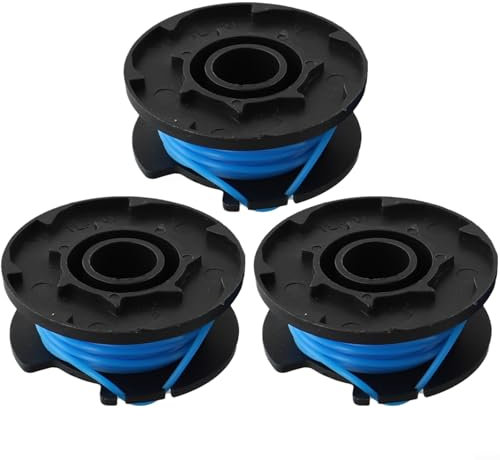 Lot de 3 bobines de fil RAC125 compatibles avec plusieurs modèles de débroussailleuse