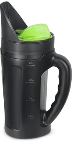 EHYSYN épandeurs de Jardin Épandeur de semences portatif Semoir Manuel pour Gazon Tailles d'ouverture réglables Engrais pour Gazon jusqu'à 80 oz pour Glace salée