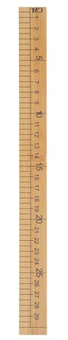 WLNEXT Holzlineal, 30,5 cm, 61 cm, doppelseitig, Maßstab, Holzmesslineal, Zentimeter, metrisches Lineal für Studenten