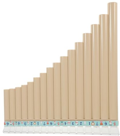 Levemolo Weiß ABS Resin Panflöte in C-Dur Leichte Portable Musikinstrument für Anfänger Schüler und Kinder