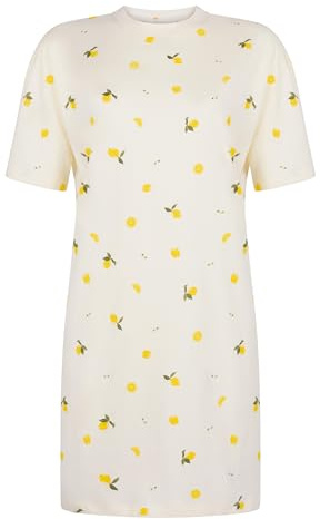 HUNKEMÖLLER Nachthemd Rundhalsausschnitt - Winter White - XL/XXL