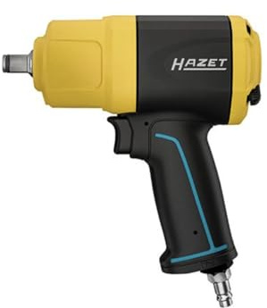 Hazet Druckluftschlagschrauber 9012 SPC-2, 1/2 Zoll Vierkantantrieb, 1700 Nm, Schwarz/Gelb, Pistolenbauform