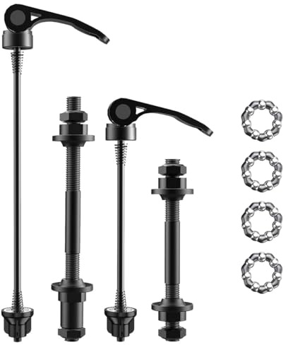 Teron A Set Bicycle Hollow Axle Quick Release Tool,Quick Release Hollow Axle Skewers for 20, 22, 24, 26 and 28 Inch Bicycle Axles