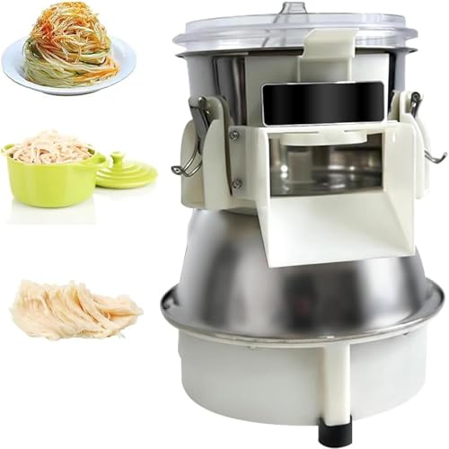 XueFulxion Cortadoras Carne Comerciales,Desmenuzadora de Pollo,picadora de Carne automática,picadora de Pollo Comercial de 180 W,máquina desmenuzadora de Alta Resistencia