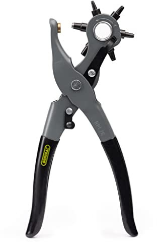 General Tools Leather Hole Punch Tool, 5/64 Inch to 3/16 Inch (72)