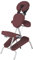 EARTHLITE Vortex Tragbarer Massagestuhl - Klappbar, Kompakt, Stabil & Leicht (6,8kg), inkl. Transporttasche & Brustbeinkissen