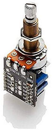 EMG Pickups »25K PUSH/PULL SPLIT-POT - LONG SHAFT« Potentiometer für EMG Dual Mode Pickups | Solderless Installation System
