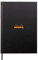 Rhodia 19056C Rhodiactive Notizbuch (DIN A4, liniert mit Rand, Kladde, Kalender, 90 g, 21 x 29.7 cm, 80 Blatt) 1 Stück schwarz