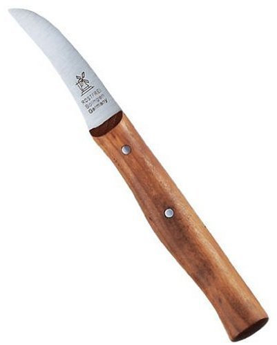 Windmühlen Messer Schälmesser Gemüsemesser Vogelschnabel 59 mm rostfrei Kirschbaum Kirsche von Herder