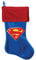 Kurt Adler Superman Logo Applique Strumpf 48 cm
