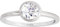 XENOX XS7280 Damen Ring Silver Circle Sterling-Silber 925 Silber weiß Zirkonia 17,2 mm Größe 54