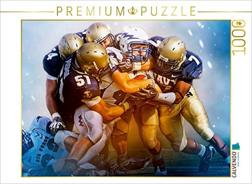 CALVENDO Puzzle American Football - Fight | 1000 Teile Lege-Größe 64 x 48 cm Foto-Puzzle für glückliche Stunden