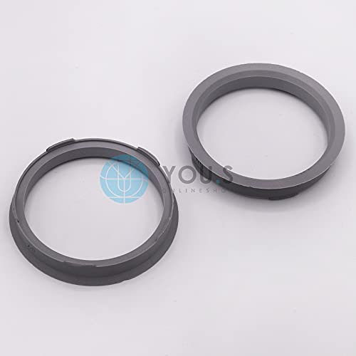 2 x ZENTRIERRINGE DISTANZRING für ALUFELGEN FZ77 67,0-59,1 mm CMS, DBV, Proline Wheels, Schmidt Revolution