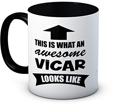 This is What an Awesome Vicar Looks Like - Funny Ceramic Coffee Mug
