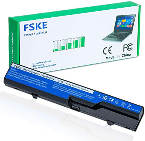 FSKE PH06 Akku für HP Compaq 320 321 325 326 420,Probook 4320 4320s 4321 4321s Notebook Battery, 10.8V 5000mAh 6-Zelle