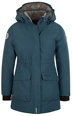 Trollkids Girls Alesund Coat 152, Mystic Blue