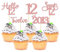 Gyufise 30 Pack Rose Gold Glitter 12th Birthday Cupcake Toppers Hello Sweet 12 Twelve Since 2013 Cupcake Picks for 12th Birthday Party Cake Decorations Supplies