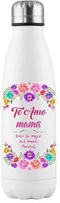 Botella de Agua ideal regalos dia de la madre - regalos para madres - regalo madre cumpleaños - regalos dia de la madre - (Te Amo Mamá)