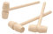 Herramientas de Madera,Martillo de Cangrejo de Madera,Mini Martillo de Madera,Cangrejo Langosta,Martillo de Golpear,Juguete de Martillo,DIY Pequeño Martillo de Pintura para Niños 3 Unidades Tokaneit