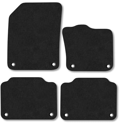 Volvo S90 (2016-2025) Carpet Car Mats | Black Edge Trim Tailored Fit Floor Mats Full Coverage Protection Accessories Easy Clean Anti Slip Made in the UK