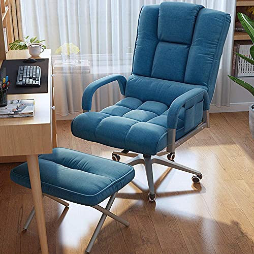 Zero Gravity Chair Foldable,Office Chair, Gaming Chair Swivel Chair For Adults, Computer Desk Chair With Footrest-Five-Claw Blue