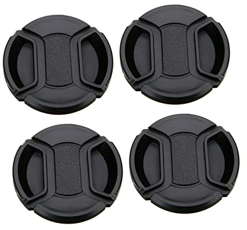 Hemobllo 4pièces Capuchon Objectif Lot de Plastique Résistant Protecteur Étanche Antidérapant pour Appareil Photo Protège Poussière Et Rayures