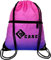 YSCARE Turnbeutel Wasserdicht Sportbeutel (Größe 42 x 34 cm), Kordelzug Tasche Gymsack Hipster Reiserucksack Beutel mit Rucksack Mehrfarbig für Männer, Frauen und Kinder (Pink/Lila)