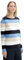 TOM TAILOR Damen Strickpullover mit Rundhals, 36290 - Blue Block Stripe, S
