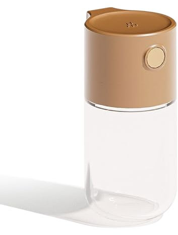 Whrcy Bottiglia di Controllo del Sale | Shaker di Zucchero a Velo | Dispenser di condimento dosatore, distributore di spezie con Coperchio, cospargere con precisione 0,5 Grammi di Sale dosatore, per