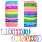 NAMIC 20 Pezzi Colorati Braccialetti in Silicone, Bracciali Motivazionali in Gomma, Braccialetti in silicone ispiratori, Regali ad amici, studenti, colleghi, ragazzi e bambini, silicone