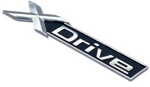 ALMVIS Schriftart Zahlen Buchstaben 730d 740d 745d 750d 760d Top ABS Emblem Passend for BMW 7er Kofferraum Typenschild Logo Aufkleber Schwarz Chrom Auto-Logo-Aufkleber(Silver XDrive)