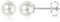 Titan Ohrringe Hypoallergen Perlenohrringe Damen Mädchen G23 Titan Ohrstecker Perlen Ohrstecker 8mm