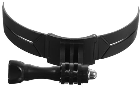 COSMEVIVI Camera Mount for Helmet Motorcycle Bike Helmet Camera Mount Helmet Mount Motorcycle Helmet Action Camera Helmet Chin Mount Helmet Camera Chin Mount Helmet Stand Black Abs