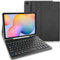 YUEJIDZ Cover francese tastiera per Samsung S6 Lite 2024, tastiera Bluetooth AZERTY con custodia protettiva in pelle intelligente per Samsung Galaxy Tab S6 Lite 2024/2022/2020, nero