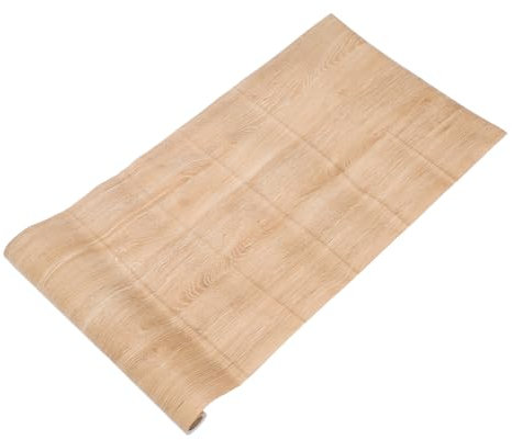 CIYODO 1Rolle Möbelfolie Selbstklebend Wasserfeste PVC Holzoptik Tapete für Schrank Regal Einfach Anzubringen Abnehmbar Repositionierbar Rustikales Design