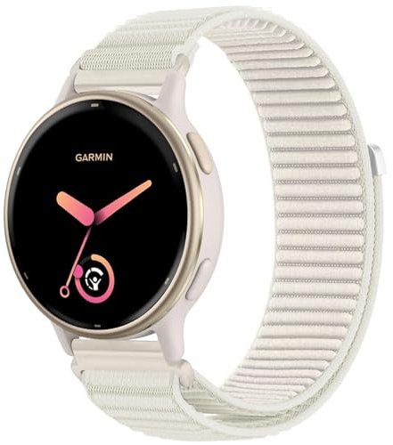 ZOCOVIN 20mm Nylon Armband Kompatibel mit Garmin Vivoactive 6/Vivoactive 5/Venu Sq 2, Verstellbares Soft Sport Trail Loop Ersatzarmband für Garmin Forerunner 55/165/245 Damen Herren