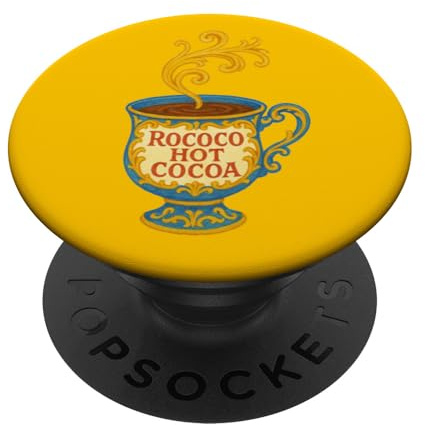 Rokoko Hot Cocoa Winter Illustration Heiße Schokolade PopSockets Klebender PopGrip