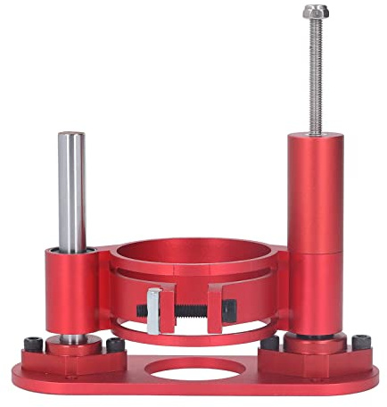 Haofy Oberfräsen-Hebesockel aus Aluminiumlegierung, Verstellbarer, 47 Mm Hoher Edelstahltisch für Selbstgebaute Werkbänke