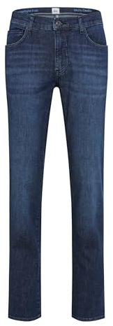 BRAX Feel Good Style Cadiz Herren Five-Pocket-Jeans Straight Fit, Dark Blue