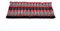 Leewadee Zabuton Rollbare Meditations-Matte Tragbare Sitzmatte Ökologisches Naturprodukt, Kapok, 70 x 70 cm, Schwarz Rot