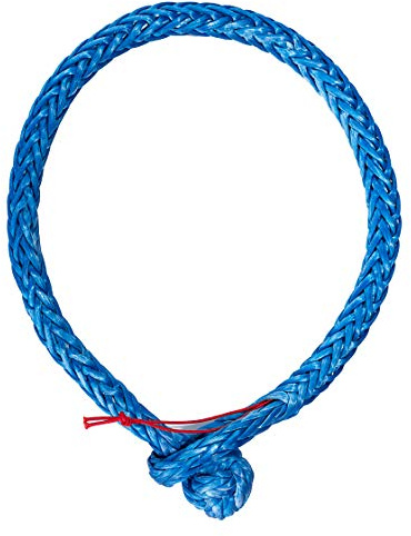 Upline UHMWPE 6mm Manille Souple pour Treuil de Voiture Activité de Plein air