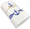 Tex Family Handtuch-Set Frottee Meer Anker Blau