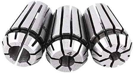 TOPINCN Er11 Cnc - Juego De Herramientas De Fresado De Coletero Para Fresadora (3 Unidades, 3,175 Mm, 4 Mm, 6 Mm)