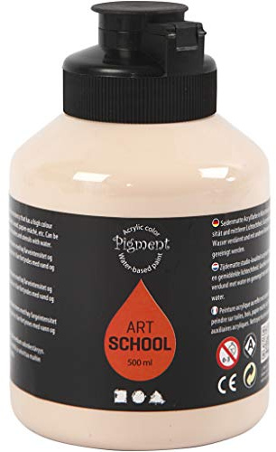 Pigment Art School Farbe in Künstlerqualität, hellbeige, Einheitsgröße